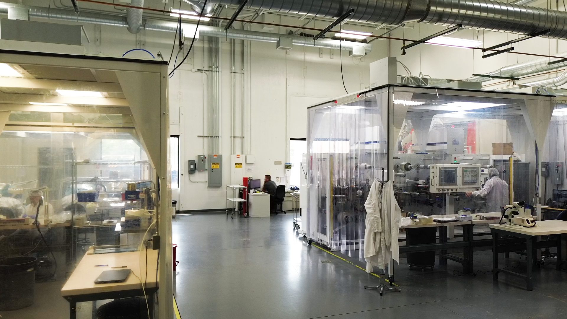 LasX contract-manufacturing floor